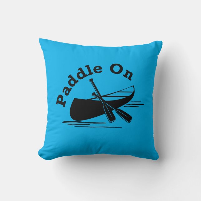 Paddle On Design - Throw Pillow 16" x 16" (Front)