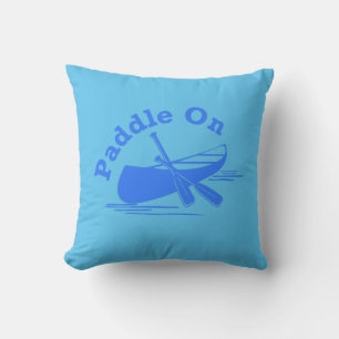 Paddle On Design - Throw Pillow 16" x 16"