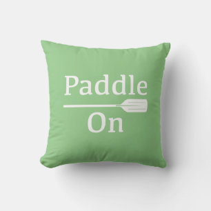 Paddle On Design - Throw Pillow 16" x 16"