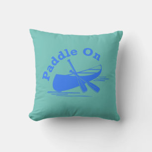 Paddle On Design - Throw Pillow 16" x 16"