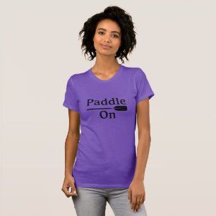 Paddle On Design -Women's American Apparel Fine Je T-Shirt