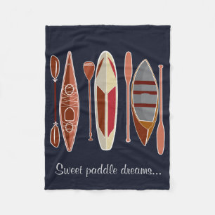 Paddle Passion Fleece Blanket