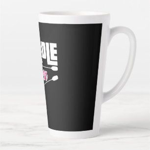 Paddle Queen Girl Kayak Latte Mug