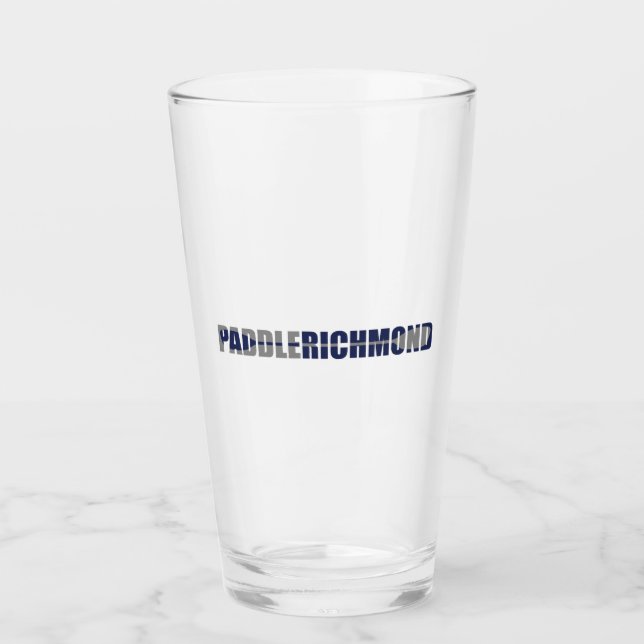 Paddle Richmond Virginia Kayaking Glass (Front)