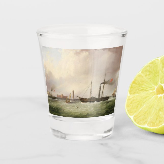 Paddle Steamer Ariel 1831 Shot Glass (Front)