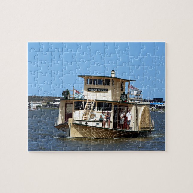 Paddle steamer, Goolwa, Australia Jigsaw Puzzle (Horizontal)