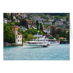 Paddle steamer on Lake Thun