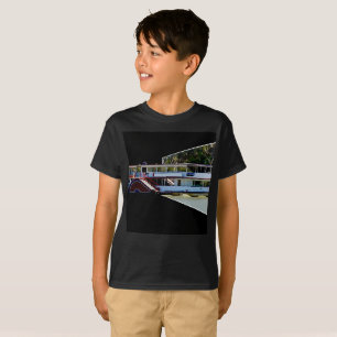 Paddle Steamer On The River, T-Shirt