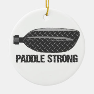 Paddle Strong Ceramic Tree Decoration