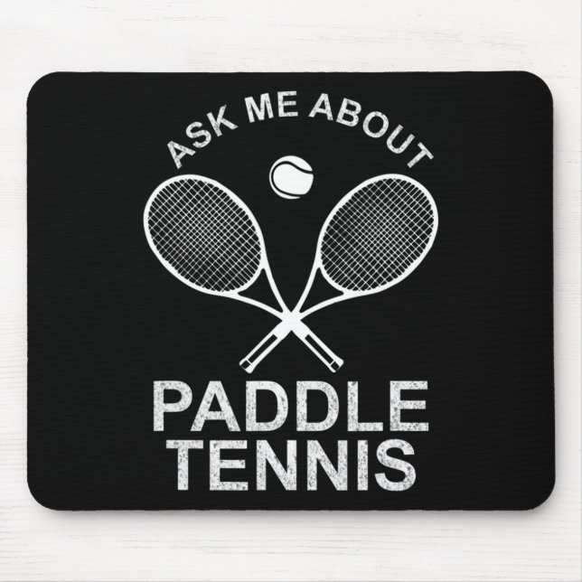 Paddle Tennis Table Tennis Professional Player Tea Mouse Pad (Front)
