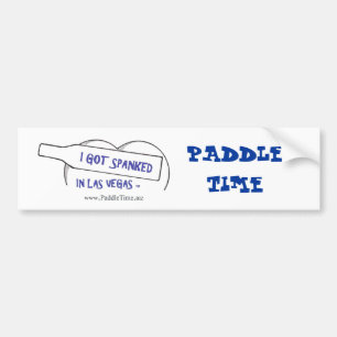 PADDLE TIME BUMPER STICKER