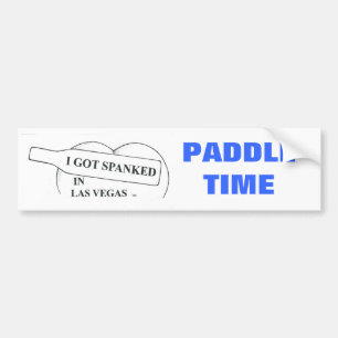 PADDLE TIME BUMPER STICKER