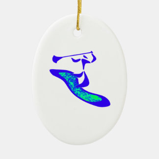 Paddle Up Ceramic Tree Decoration
