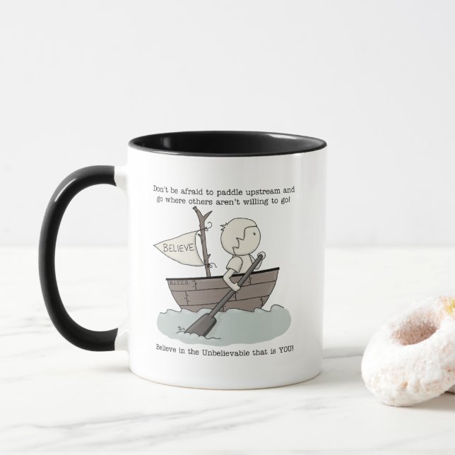 Paddle Upstream Mug (With Donut)