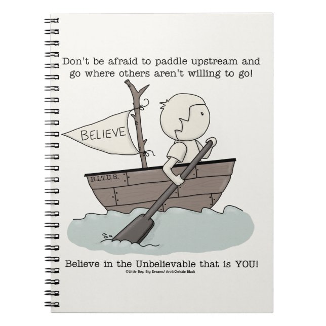 Paddle Upstream Notebook (Front)