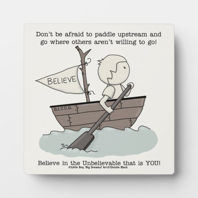 Paddle Upstream Plaque (Front)