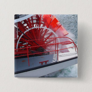 Paddle Wheel 15 Cm Square Badge