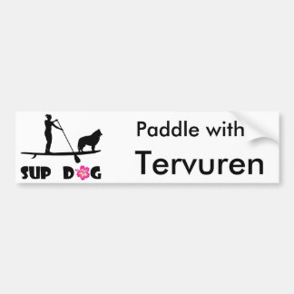 Paddle with a... bumper sticker