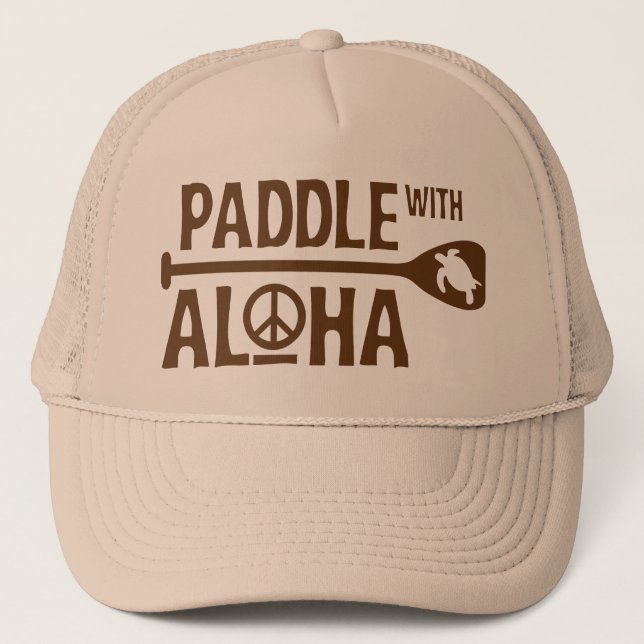 Paddle with Aloha Trucker Hat (Front)