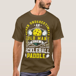 Paddleball Sports Retired Pickleball Paddle Player T-Shirt