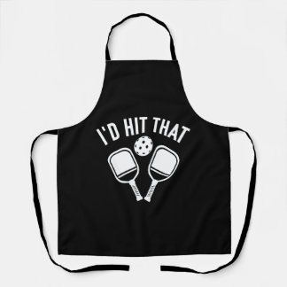 Paddleball Tennis - I'd Hit That Pickleball Apron