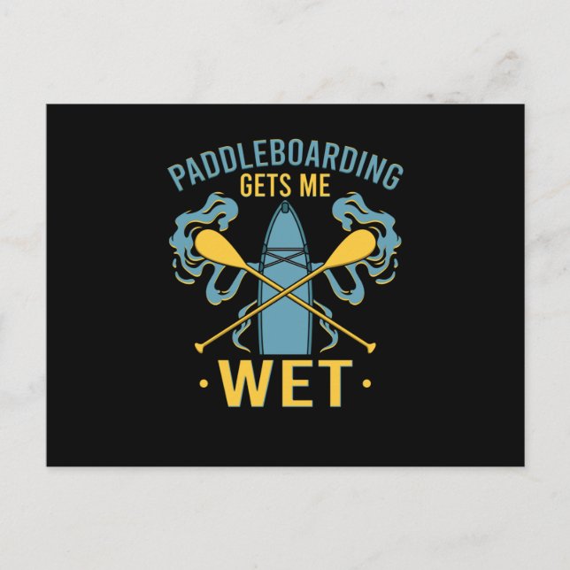 Paddleboard Paddleboarding Postcard (Front)