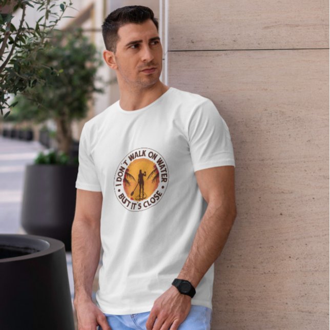 Paddleboard Sunset Quote T-Shirt (Creator Uploaded)