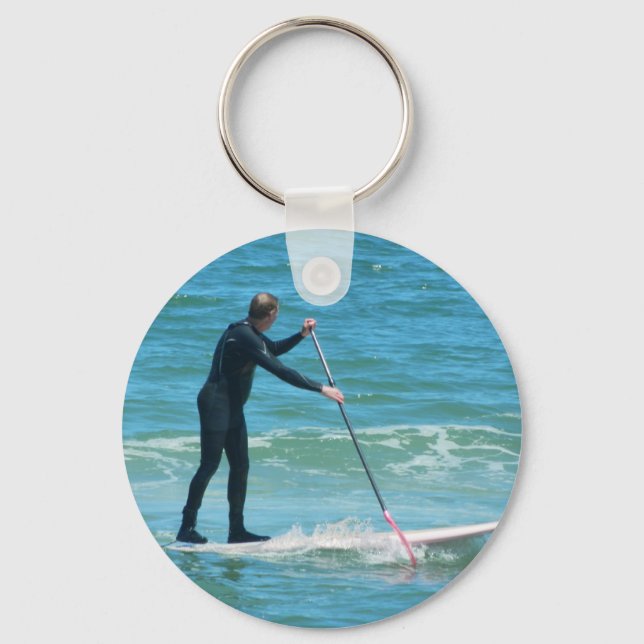 Paddleboarding Key Ring (Front)