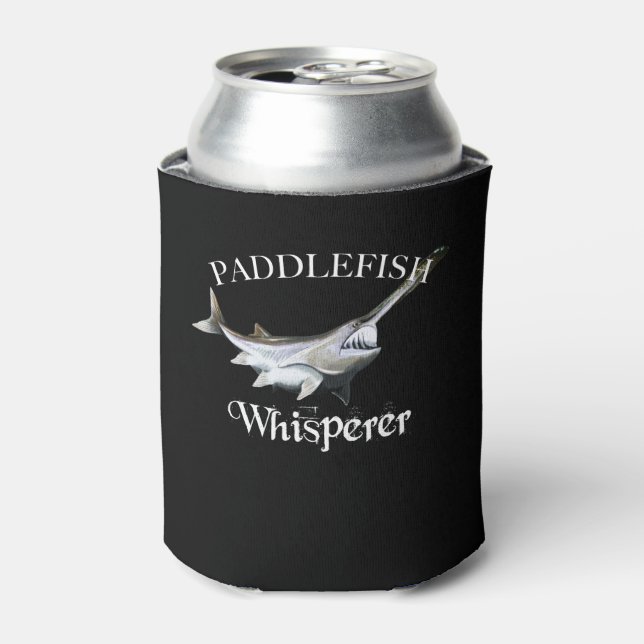 Paddlefish Whisperer Can Cooler (Can Front)