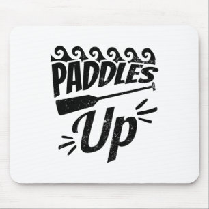 Paddles Up Design Dragon Boat Mouse Pad