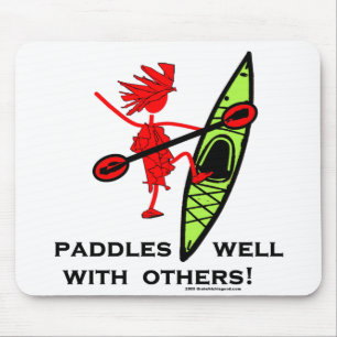 Paddles Well With Others Mouse Pad