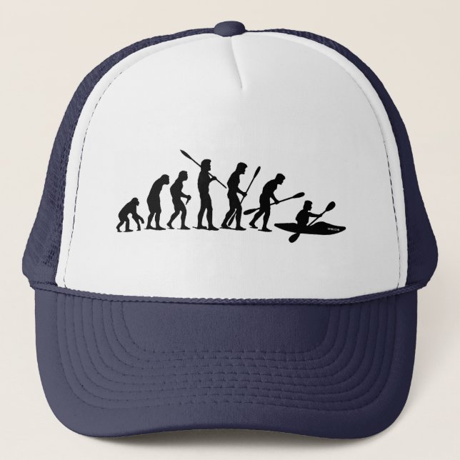 Paddling Evolution (kayak) Trucker Hat (Front)