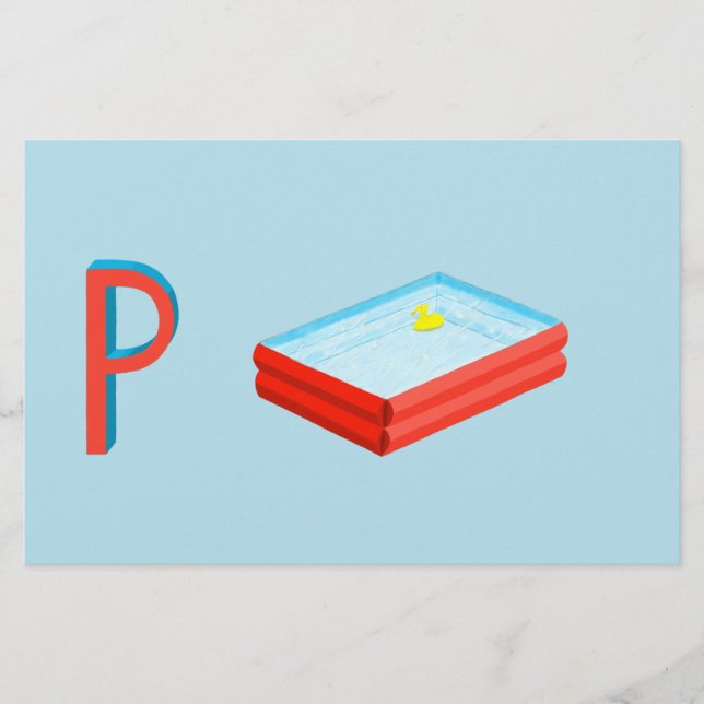 Paddling Pool Paper (Front)