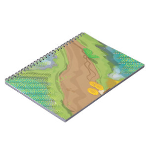 Paddy field spiral notebook
