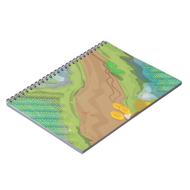 Paddy field spiral notebook (Left Side)