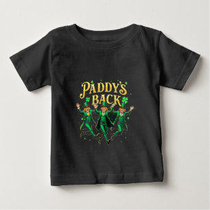 Paddy's Back Funny St Patrick's Day Trump Support Baby T-Shirt