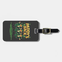 Paddy's Back Funny Trump St Patrick Day Leopard