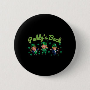 Paddys Back Funny Trump St Patricks Day Irish Sham 6 Cm Round Badge