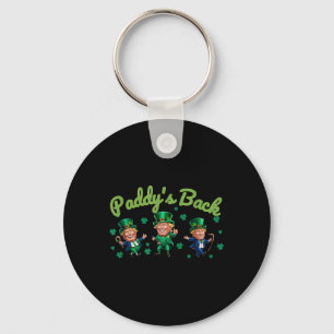Paddys Back Funny Trump St Patricks Day Irish Sham Key Ring