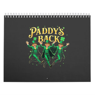 Paddy's Back St Patrick's Day Trump Dancing  Calendar