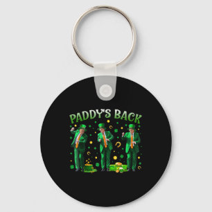 Paddys Back Trump St Patricks Day St Pattys Day Da Key Ring