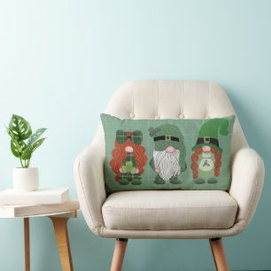 Paddy's day leprechaun's lumbar cushion