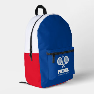 Padel Backpack with custom colour design options