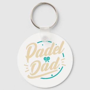 Padel Dad Platform Tennis Paddleball Padel  Key Ring