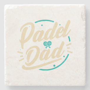 Padel Dad Platform Tennis Paddleball Padel Stone Coaster