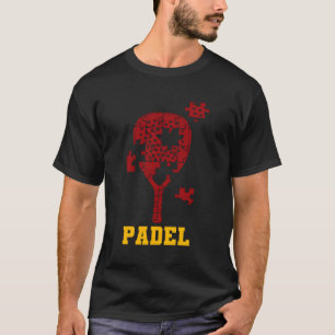 Padel Paddle Tennis Paddel Racquet Ball Puzzle T-Shirt