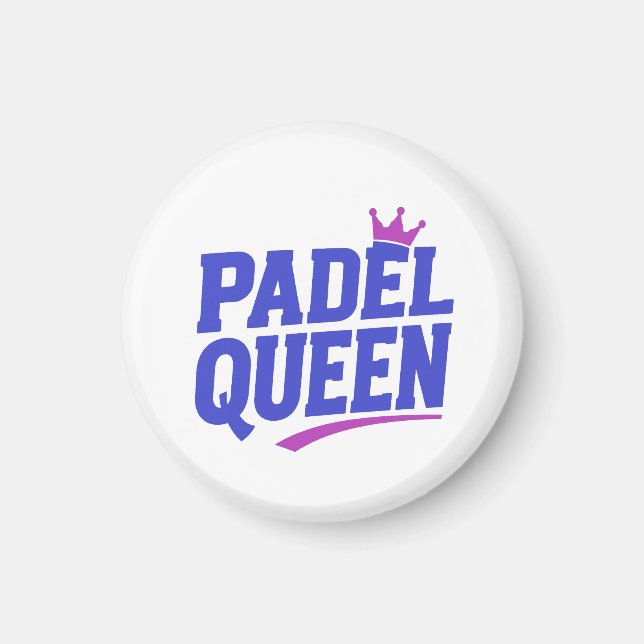 Padel Queen Magnet (Front)