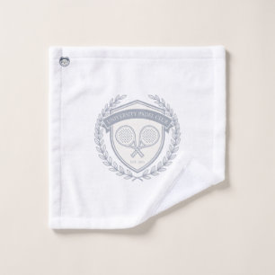 Padel Tennis Club Aesthetic Custom Name Bag Tag Wash Cloth