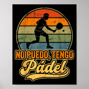 Padel Tennis Padel Players Cool Men Women Padel Gr Poster