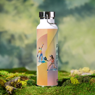 Padel Water Bottle: Vibrant Style Collection Vol.1 Water Bottle